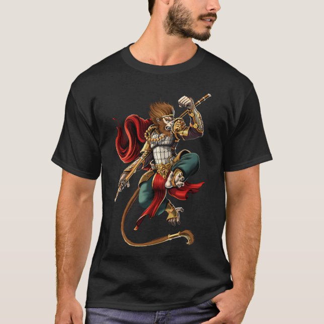 Camiseta Rey Mono Chino Sun Wukong (Anverso)