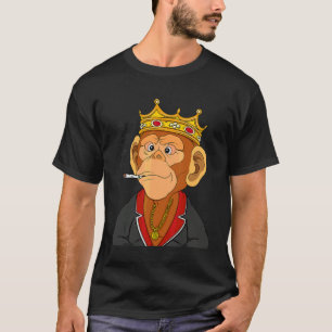 Camiseta Rey Mono NFT con Tema de Pandilla