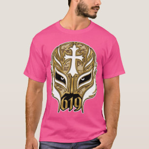Camiseta Rey Mysterio 619 Máscara de Oro Lucha Libre Luchad