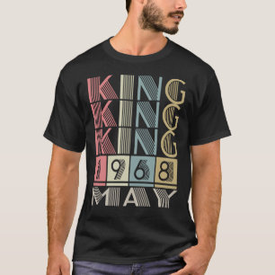 Camiseta Rey nacido en mayo de 1968