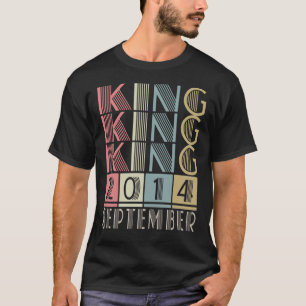 Camiseta Rey nacido en septiembre de 2014
