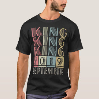 Camiseta Rey nacido en septiembre de 2019