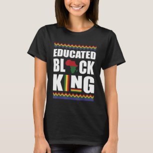 Camiseta Rey negro educado Mes de Historia Negra