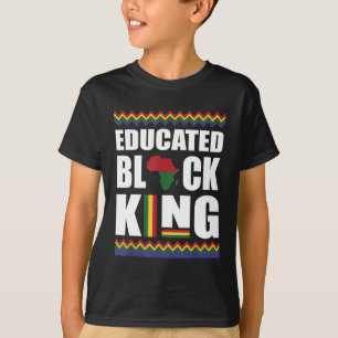 Camiseta Rey negro educado Mes de Historia Negra
