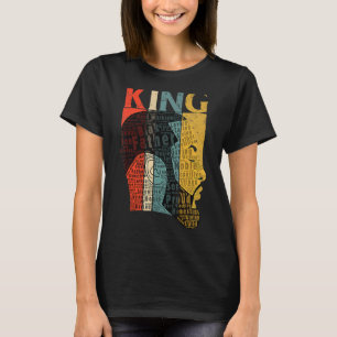Camiseta Rey negro fuerte Africano-Afro-Americano Natural