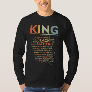 Camiseta Rey negro fuerte Africano-Afro-Americano Natural