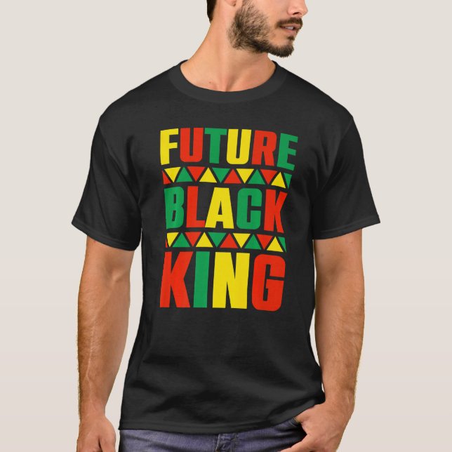 Camiseta Rey negro futuro (Anverso)