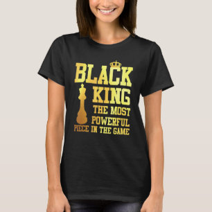 Camiseta Rey Negro La Pieza Más Poderosa En El Juego 1