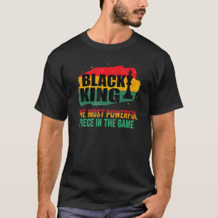Camiseta Rey Negro La Pieza Más Poderosa En El Juego Bla