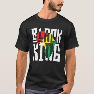 Camiseta Rey Negro para hombres hombres Historia Mes de Áfr