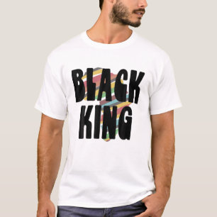 Camiseta Rey Negro para hombres hombres Historia Mes de Áfr