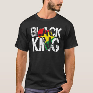 Camiseta Rey Negro para hombres hombres Historia Mes de Áfr