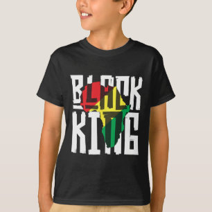 Camiseta Rey Negro para hombres hombres Historia Mes de Áfr