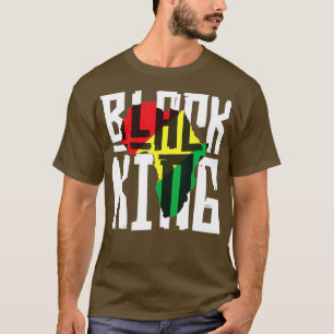 Camiseta Rey negro para hombres hombres historia mes viaje