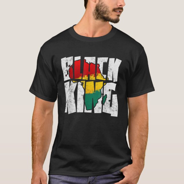 Camiseta Rey Negro para niños Mes de Historia Negra América (Anverso)