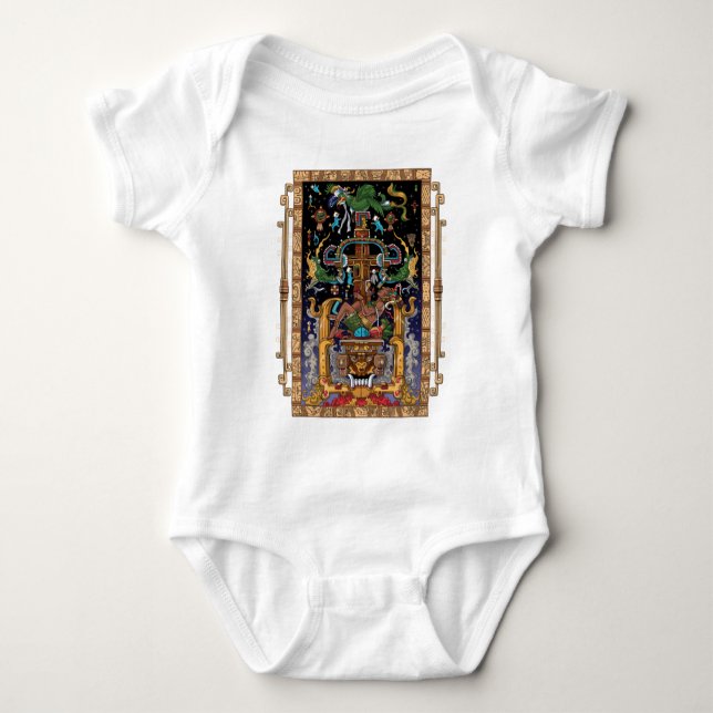 Camiseta Rey Pakal, astronauta maya (Anverso)