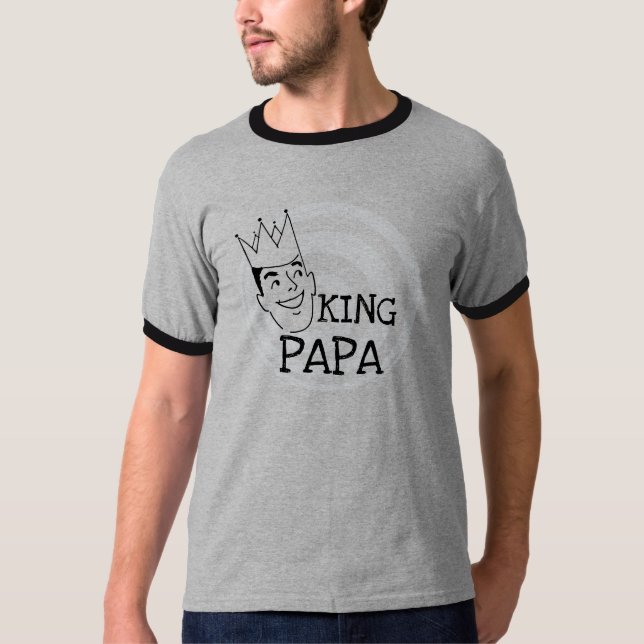 Camiseta Rey Papa T-shirts y regalos (Anverso)
