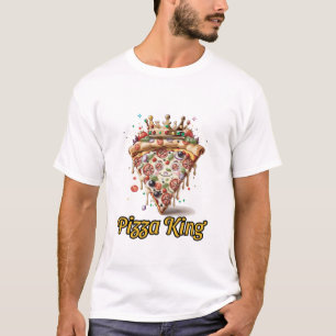 Camiseta Rey pizza, amante de la pizza