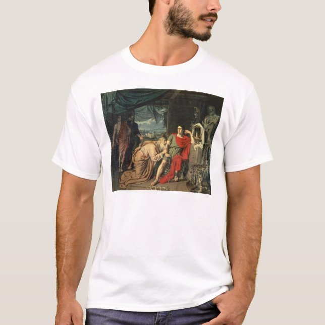 Camiseta Rey Priam que pide a Aquiles vuelta de (Anverso)