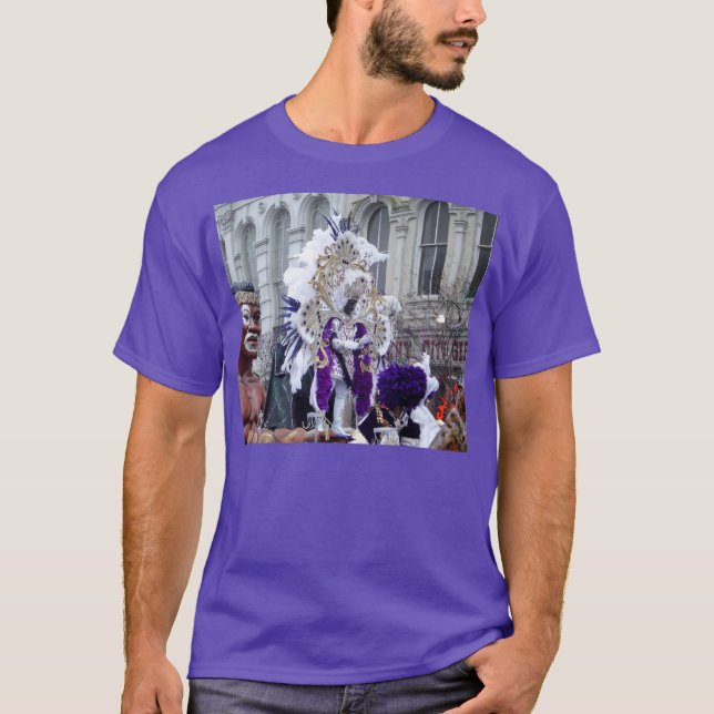 Camiseta Rey púrpura del Zulú de Mardis Gras (Anverso)