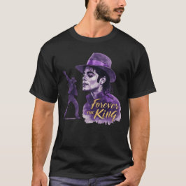 Camiseta Rey Púrpura Por Siempre - Arte Leyenda Acuarela