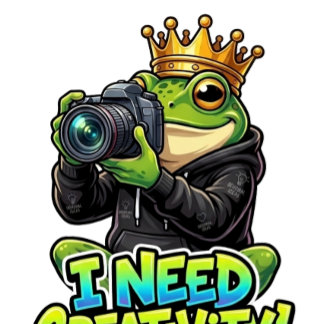 Camiseta Rey Rana de Fotografía - Necesito Creatividad