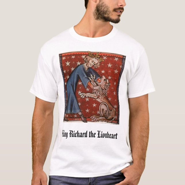 Camiseta Rey Richard el Lionheart, rey Richard el Li… (Anverso)