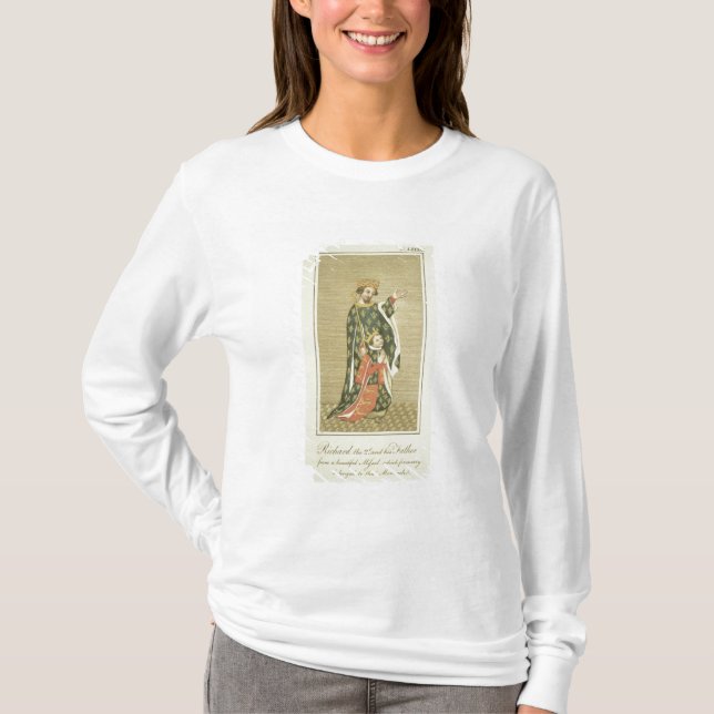 Camiseta Rey Richard II (1367-1400) con su padre Edward (Anverso)