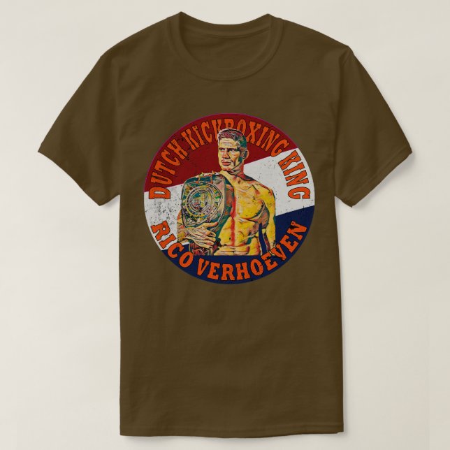 Camiseta Rey Rico Verhoeven de Kickboxing holandés (Diseño del anverso)