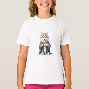 Camiseta Rey sacerdote Perro Husky Siberiano