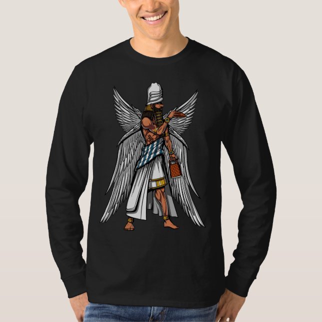 Camiseta Rey sumerio antiguo de dios extranjero de Anunnaki (Anverso)