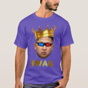 Camiseta Rey Swag en 3D