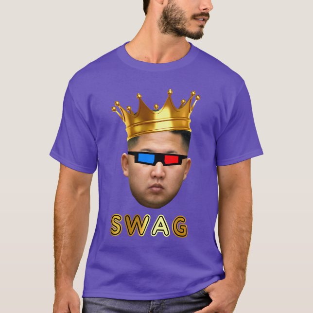 Camiseta Rey Swag en 3D (Anverso)
