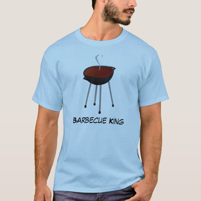 Camiseta Rey Tee de la barbacoa (Anverso)