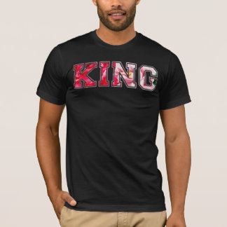 Camiseta Rey texto graffiti estilo letra