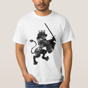 Camiseta Rey Value T-Shirt del león del Grunge