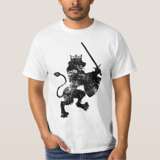 Camiseta Rey Value T-Shirt del león del Grunge