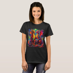 Camiseta Rey y Reina del dragón místico