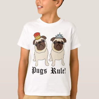 Camiseta Rey y Reina Pug Tees
