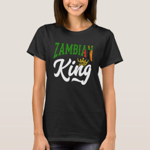 Camiseta Rey zambiano Zambia Bandera zambiana