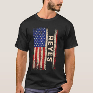 Camiseta Reyes Apellido Shirys Reyes Nombre Bandera America
