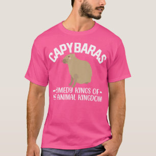 Camiseta Reyes De Comedia Capibara Del Reino Animal Capyba