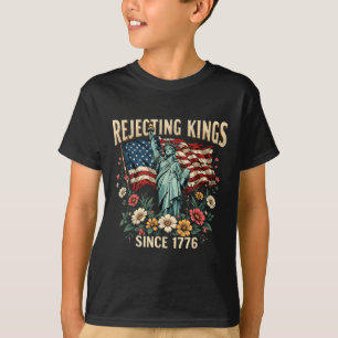 Camiseta Reyes del águila calva 1776 Foxglove Daisy Tulip F