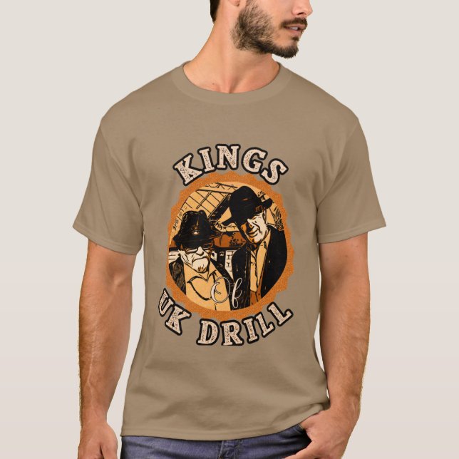 Camiseta Reyes del UK Drill Pete y Bas v2 (Anverso)