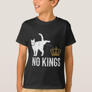 Camiseta Reyes gatos en América divertida señora gato polít