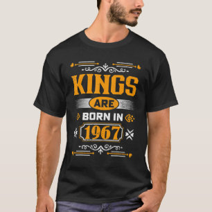 Camiseta Reyes Nacidos En 1967 56 Años Vintage 56 Cumpleaño