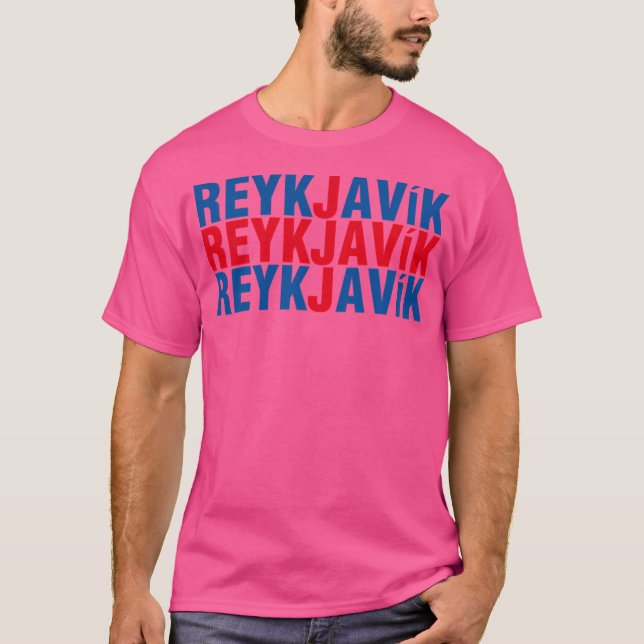 Camiseta Reykjavik Borg Islandia (Anverso)