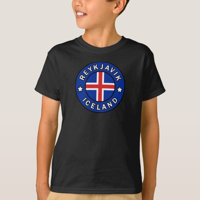 Camiseta Reykjavik Islandia (Anverso)