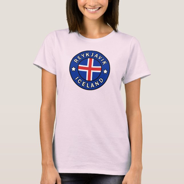 Camiseta Reykjavik Islandia (Anverso)