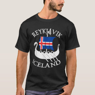 Camiseta Reykjavik Viking Bote Islandia